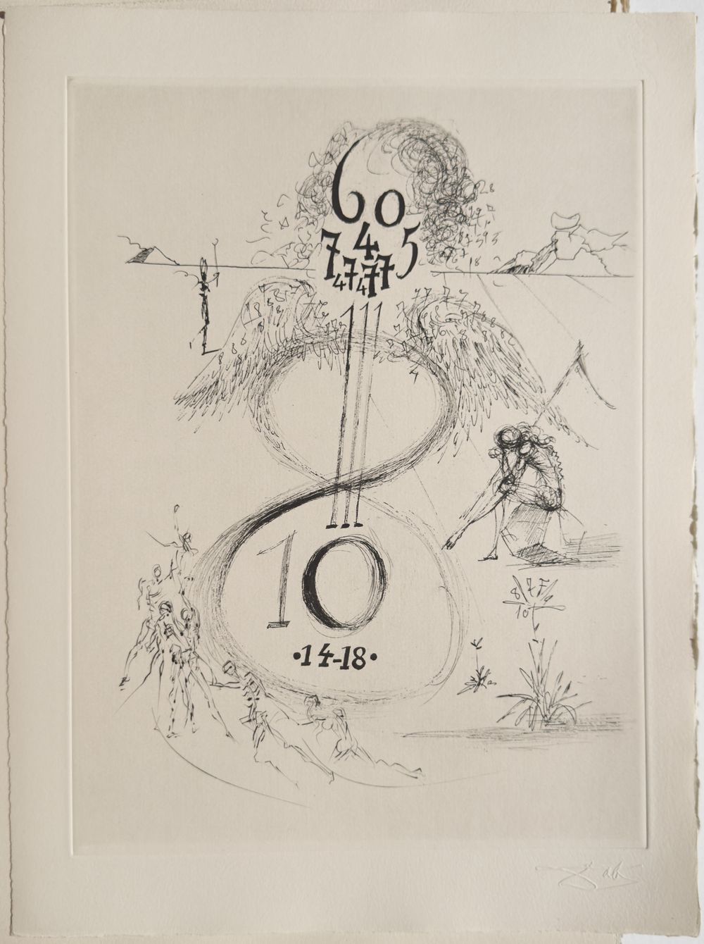 Poèmes secrets d'Apollinaire (with suite of 10 on Arches)