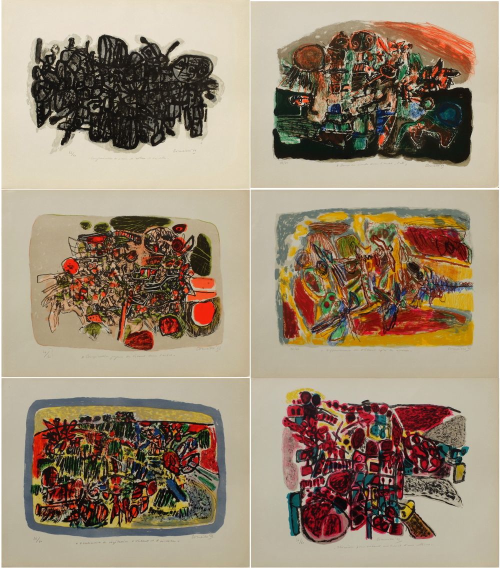1962 - Six propositions pour un spectacle de la nature (Portfolio of 6)