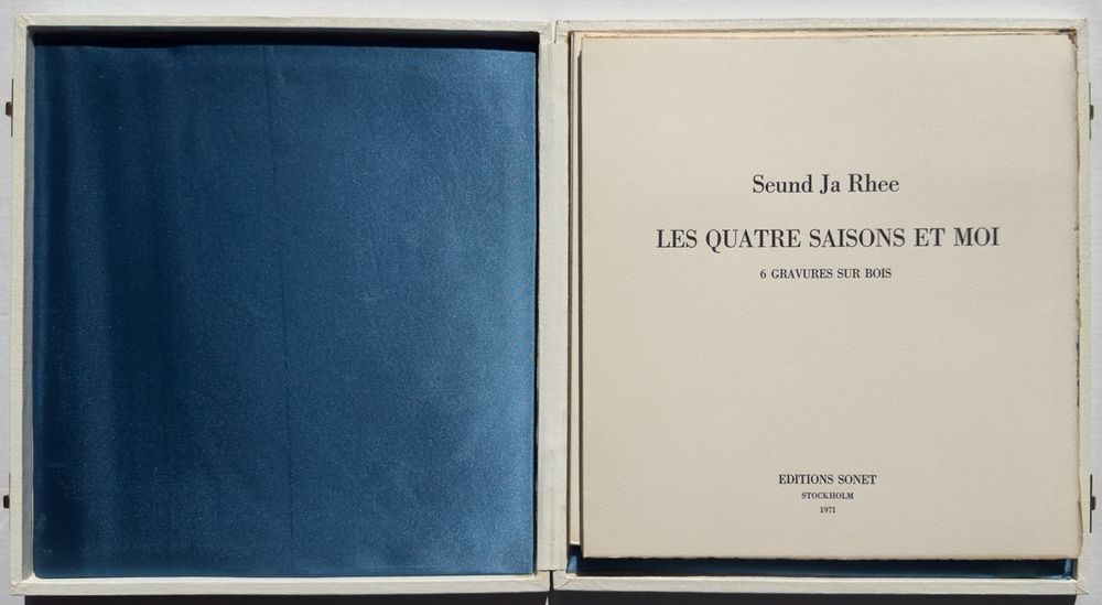 Les quatre saisons et moi (Gouache with 6 signed etchings)