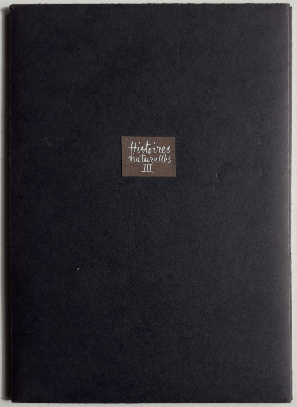 Histoire naturelle III (portfolio de 6 gravures)