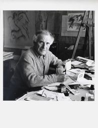 Marc Chagall 1956 (dans l'atelier I)