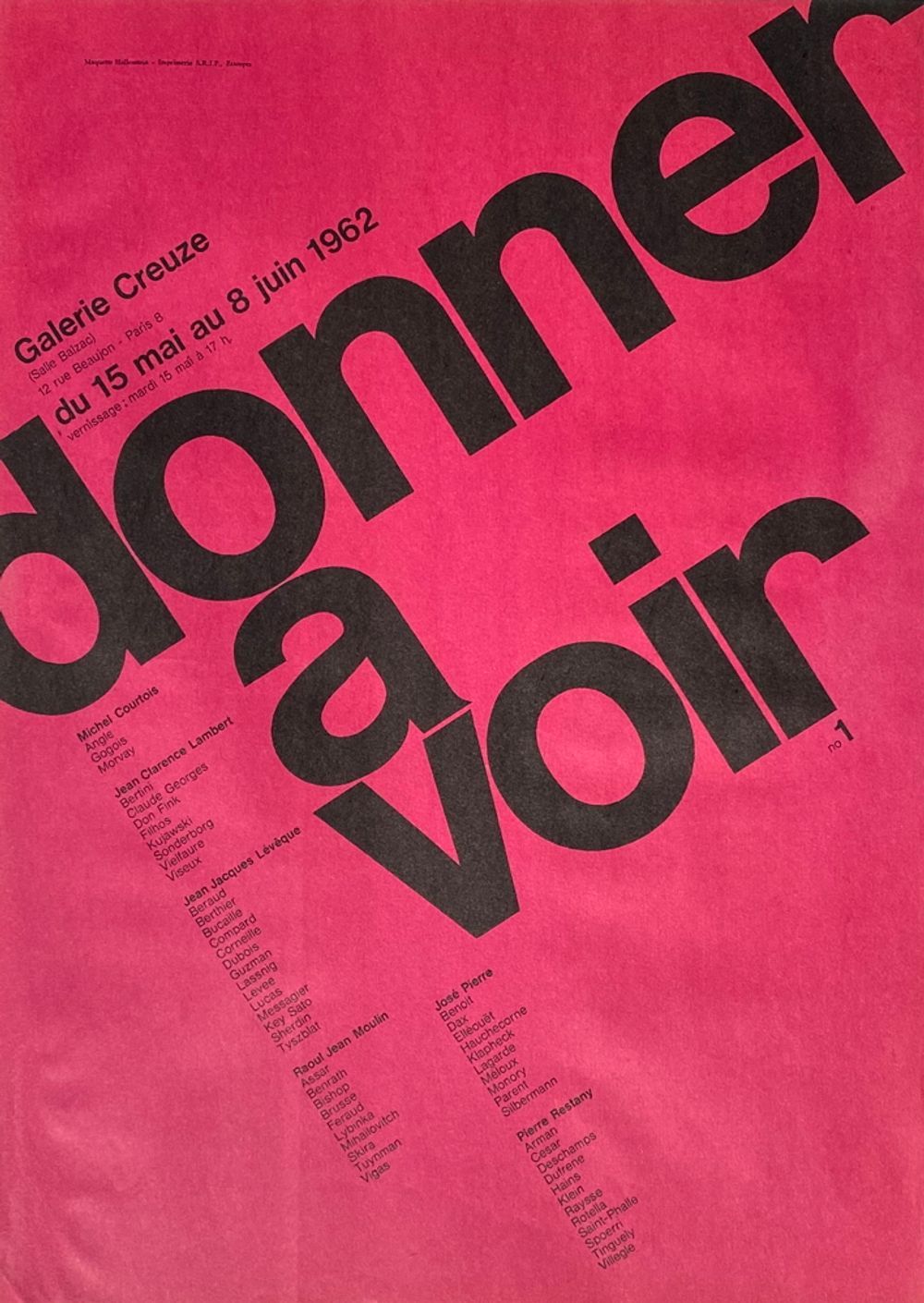 Donner à voir