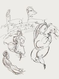 Plafond de l'Opéra : Carmen