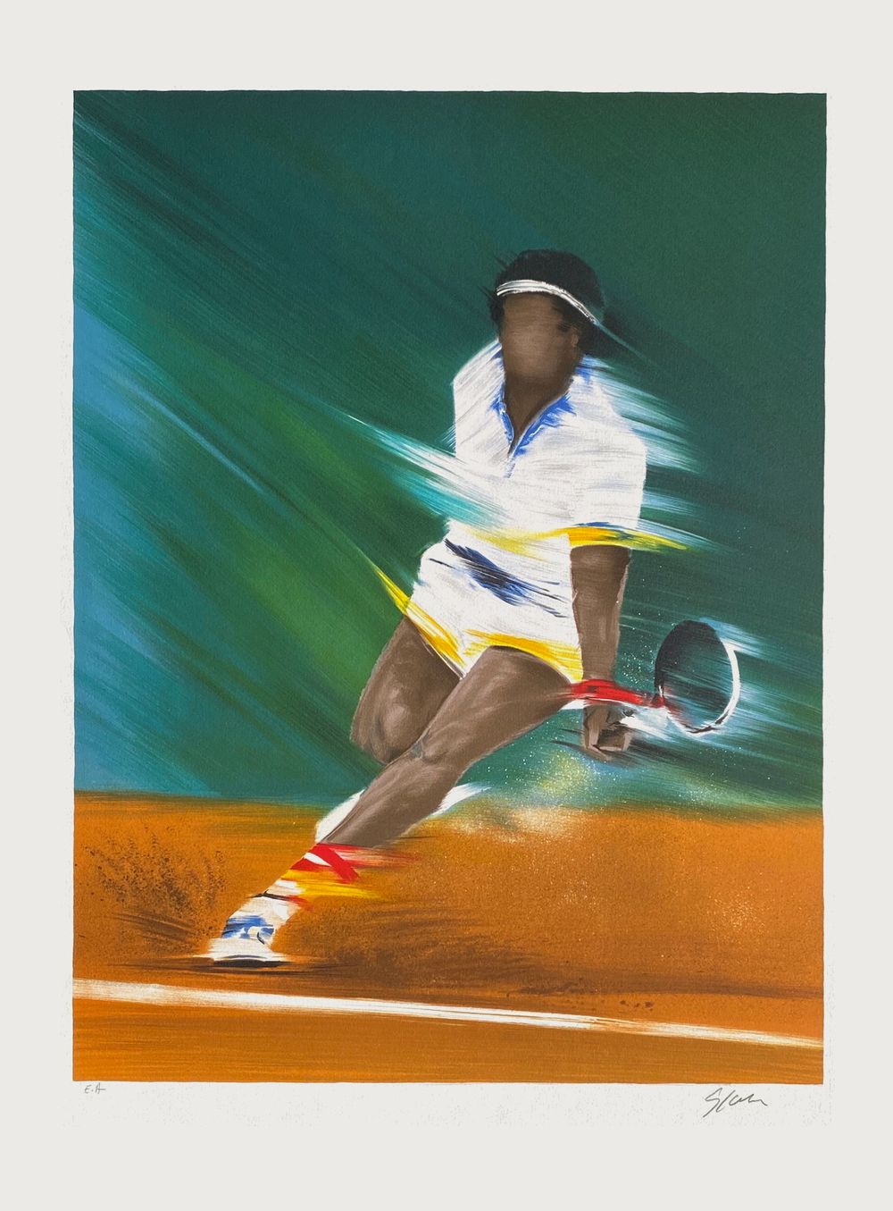 Yannick Noah à Roland Garros