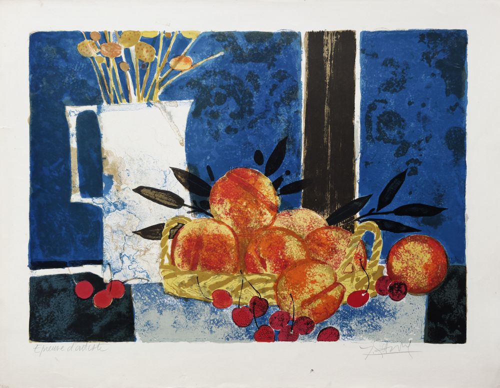 Nature morte aux pêches