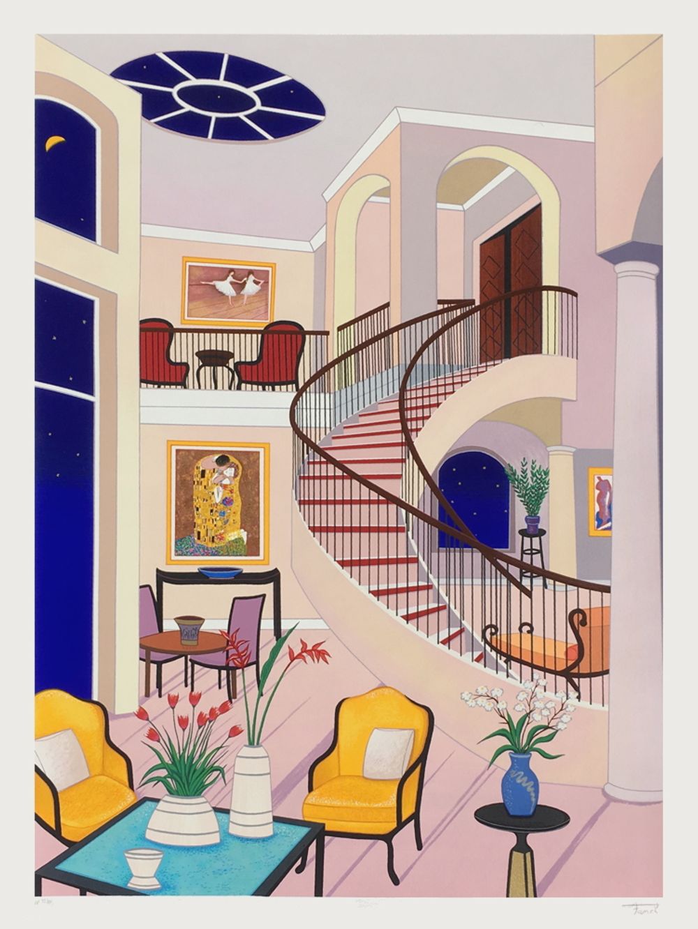 Interior with Klimt
