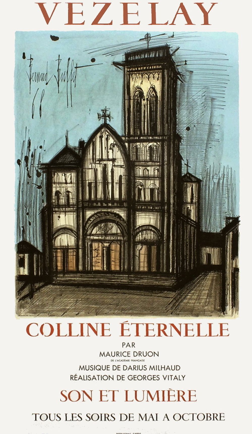 Expo 68 - Vezelay colline éternelle