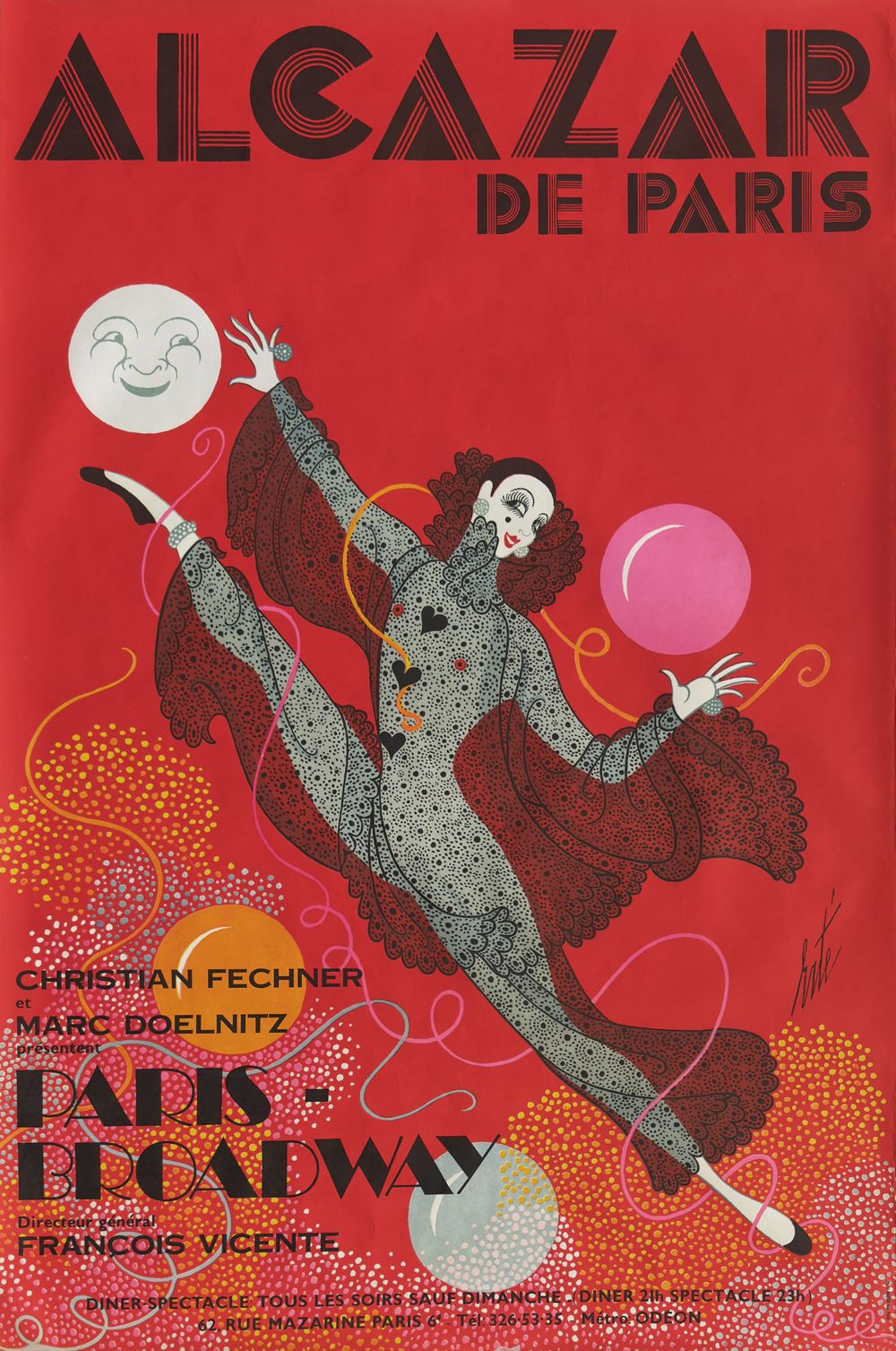 Alcazar de Paris - Paris Broadway diner spectacle