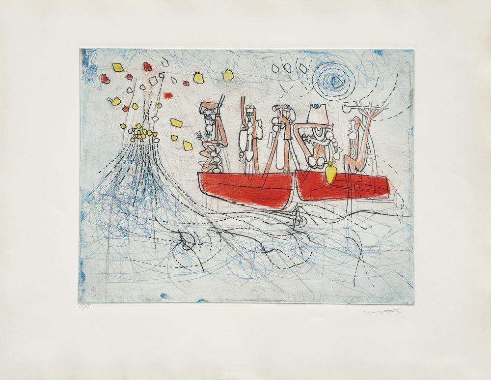 Scènes familières - Complete portfolio of 8 etchings