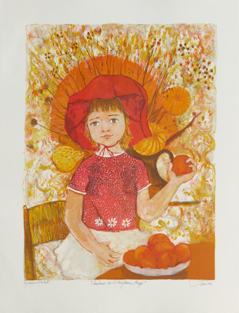 Sandrine au chapeau rouge