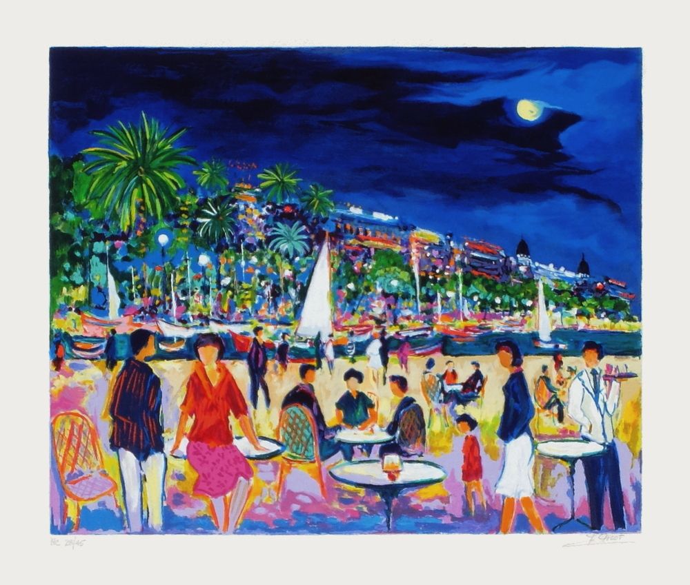 French Riviera - Cannes, soirée au clair de lune