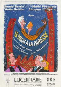 Le droit à la paresse de Roger Gouze au Lucernaire
