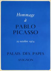 Expo 74 - Palais des Papes Avignon - Hommage à Pablo Picasso