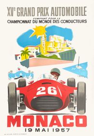 Monaco 1957 Grand Prix automobile par Jacques Ramel