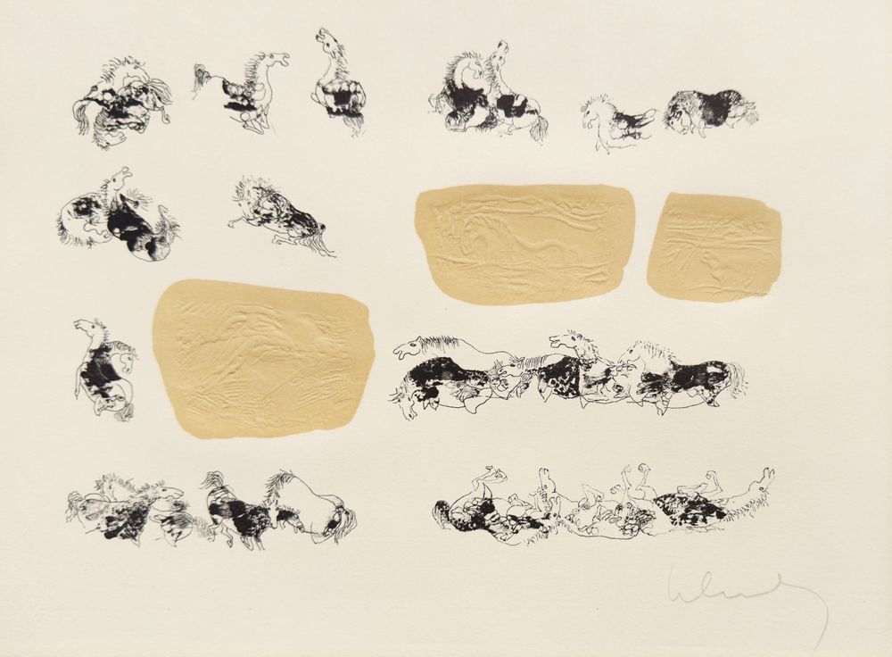 Horses (complete portfolio with 27 lithographs and etchings)