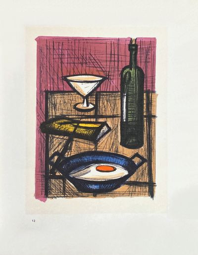 Place-des-Arts - Bernard BUFFET : BL serie 12 - Nature morte à l