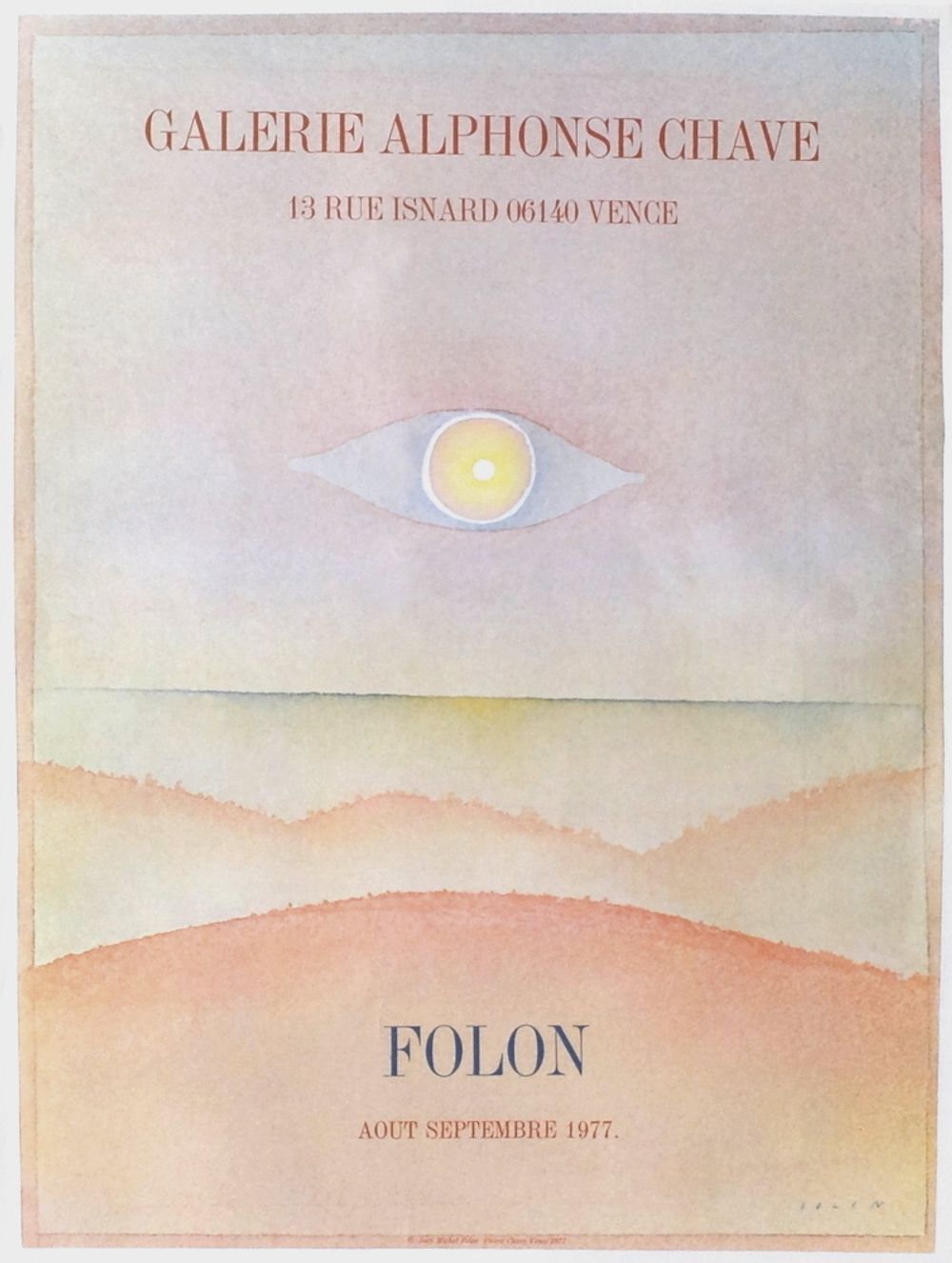 Expo 1977 - Galerie Alphonse Chave