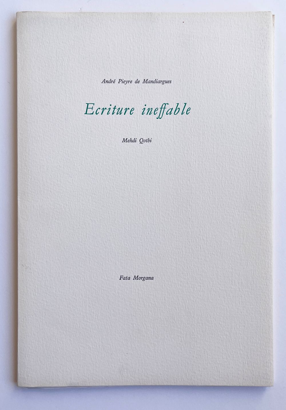 Ecriture ineffable (2 gravures signées)