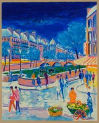 Paris - Neige sur les quais