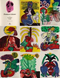 2000 - Femmes et oiseaux (8 lithographs signed)
