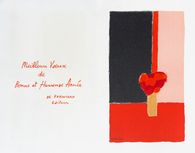 Petit tokonoma rouge et noir