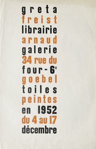 Expo 52 - Librairie Galerie Arnaud - Paris