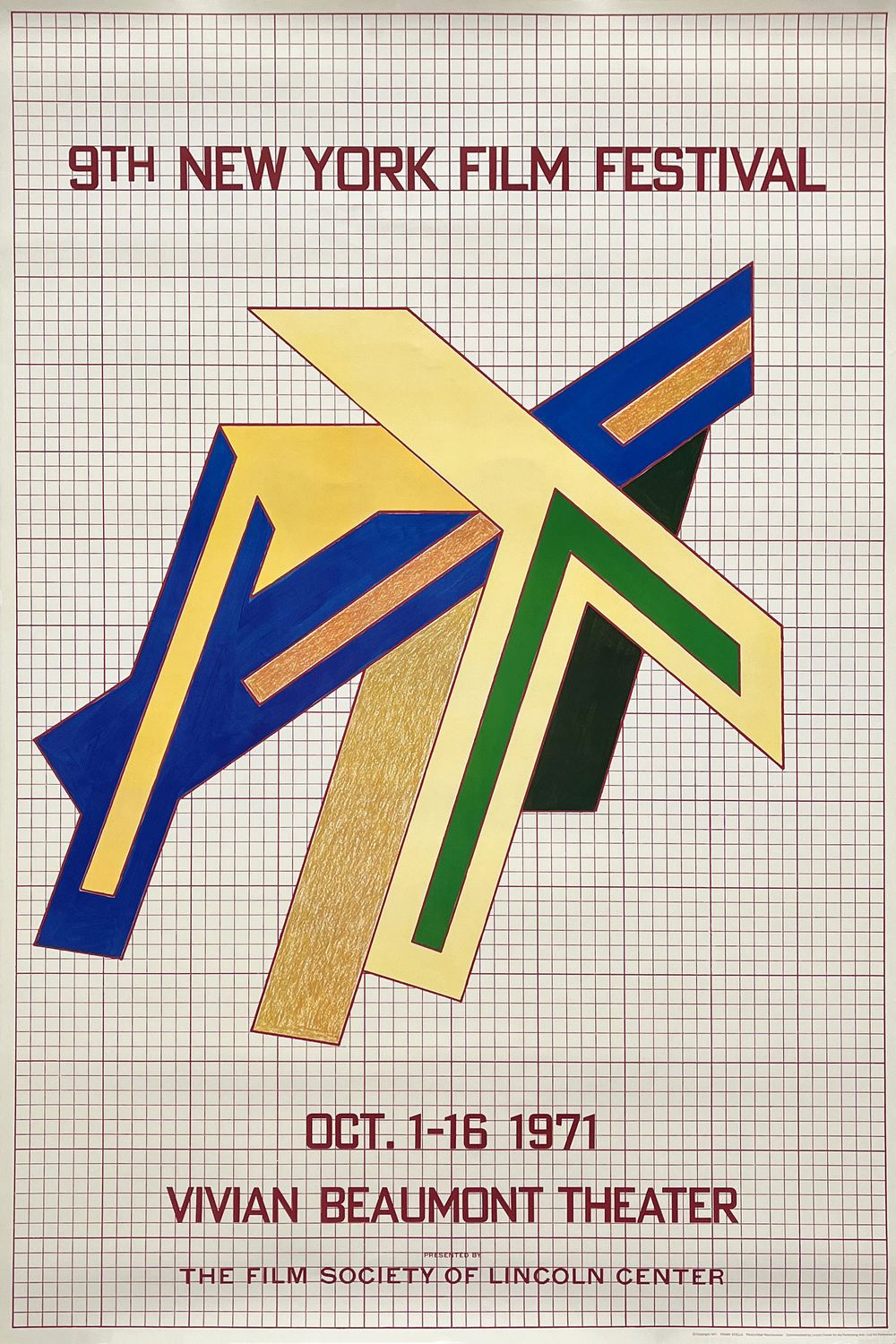 Place des Arts Frank STELLA Expo 71 9th New York Film