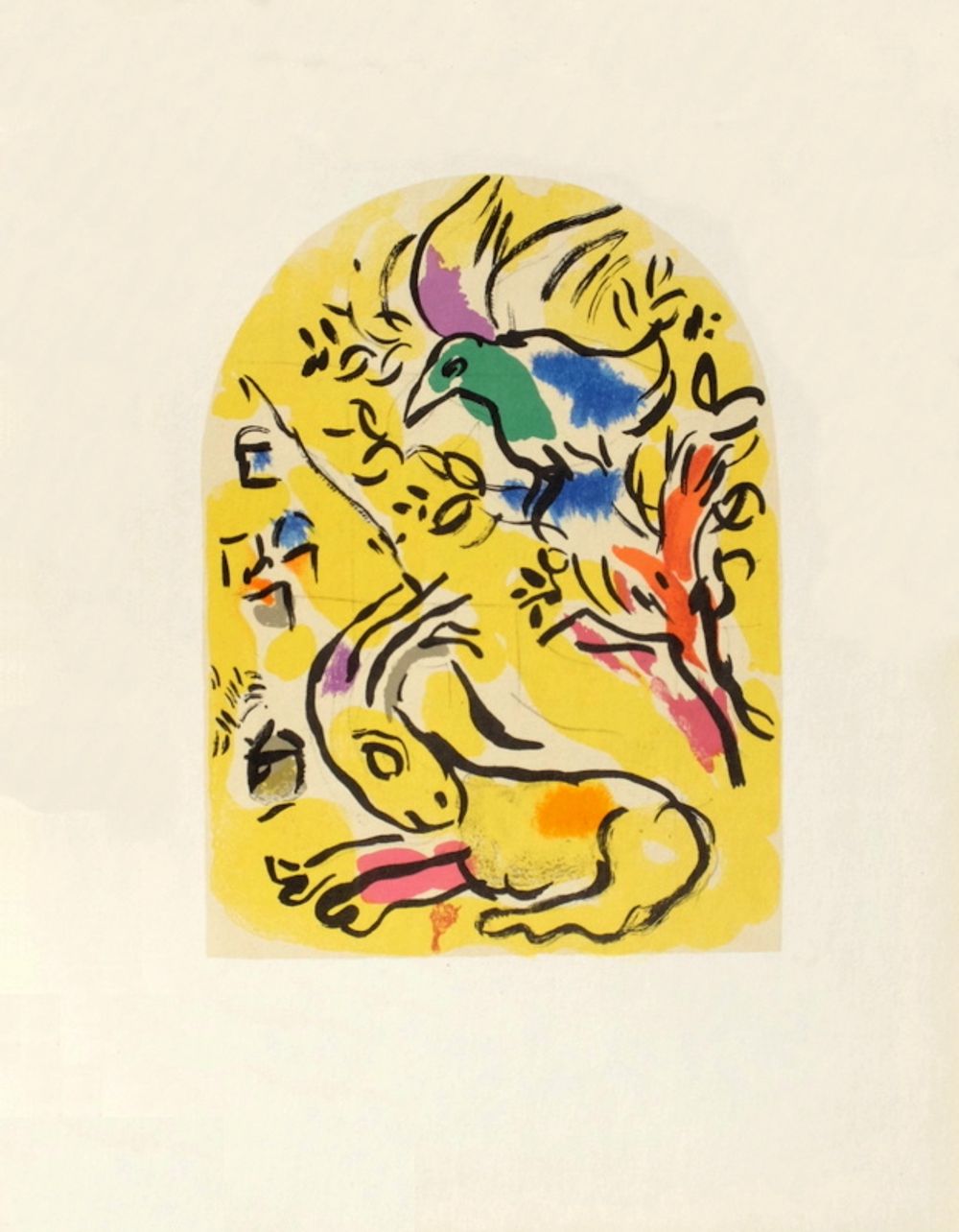 Jerusalem Windows : Nephtali (sketch) 