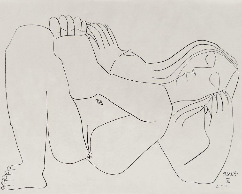 Au baiser d'Avignon - Nu endormi II