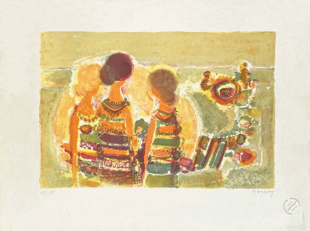 1965 - Jeunes femmes sur la plage