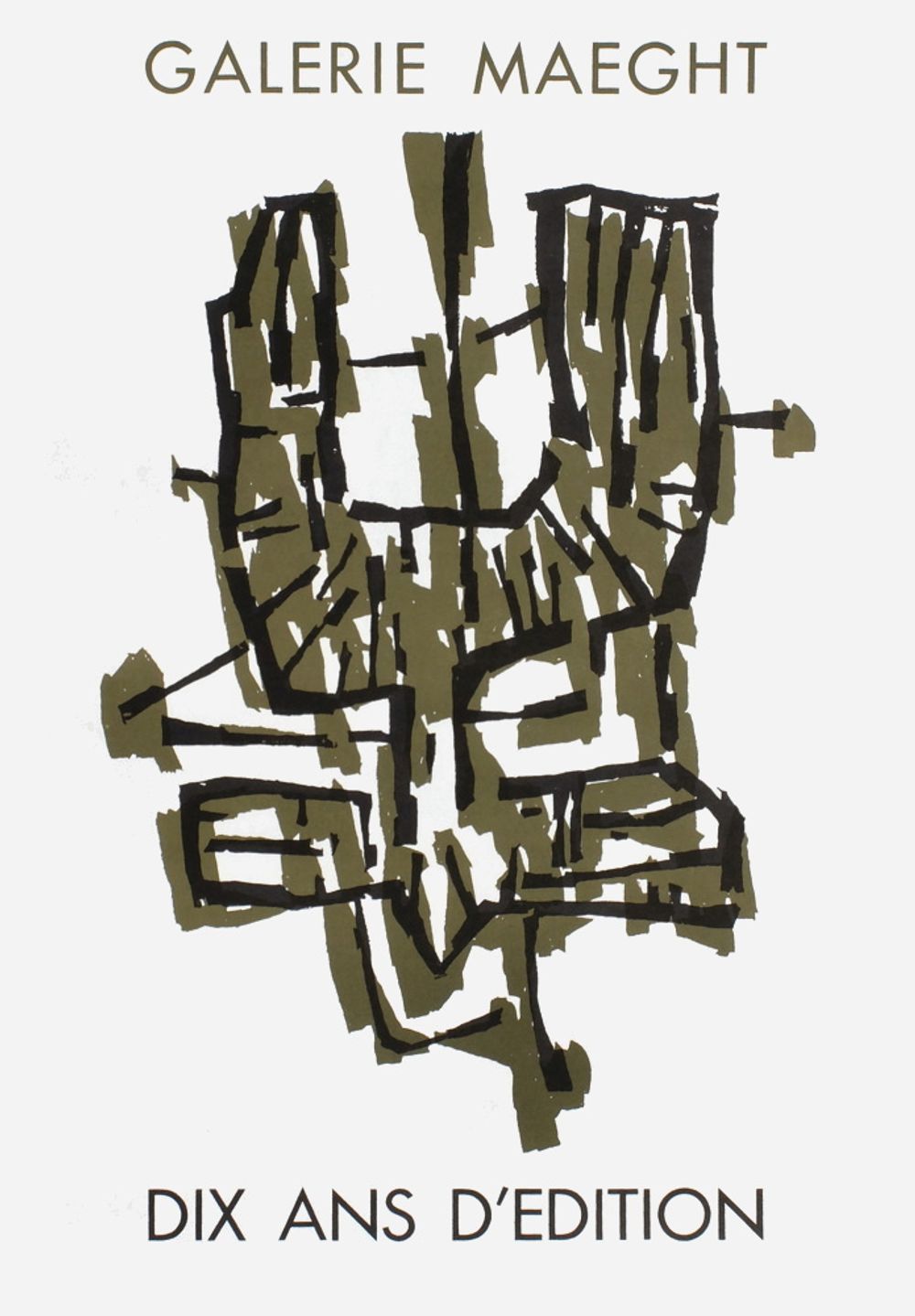 UBAC アートポスター GALERIE MAEGHT Gallery Maeght Exhibition Poster, Raoul Ubac Art Print