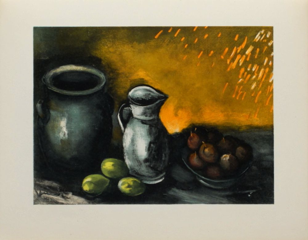 Sauret suite - 1945 - Nature morte au pot