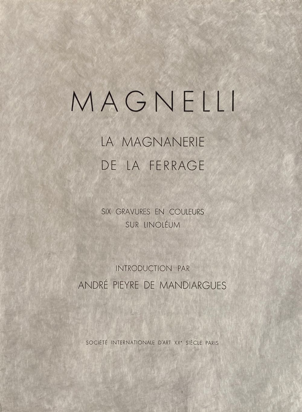 La Magnanerie de La Ferrage (6 linogravures)