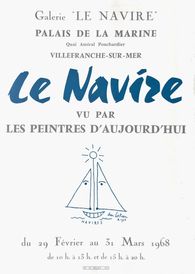 Expo 68 - Galerie Le Navire - Villefranche sur mer