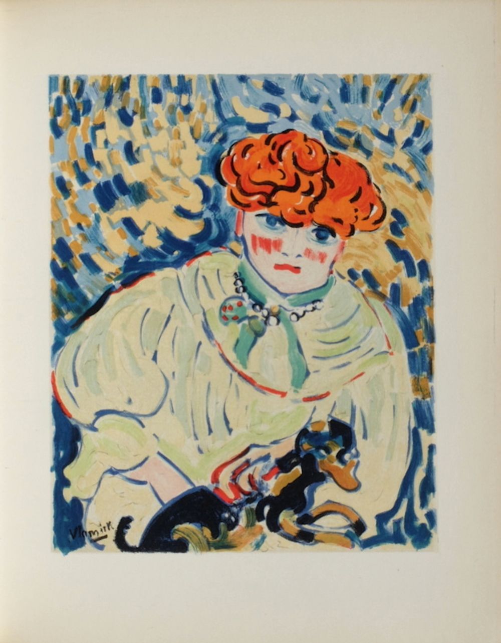 Sauret suite - 1906 - Femme au chien