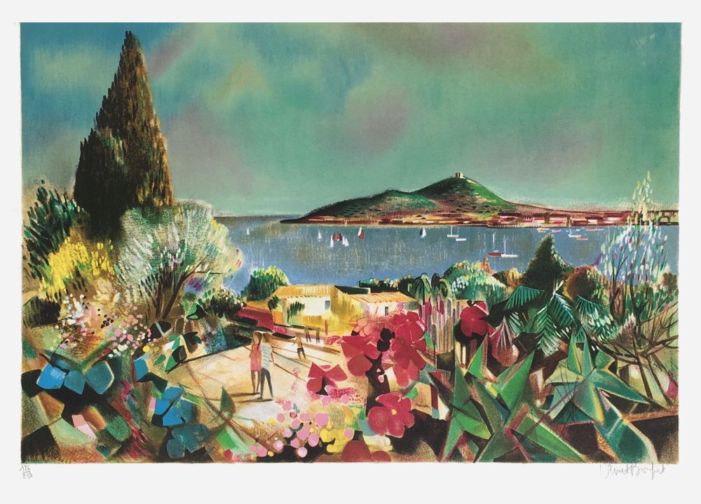 版画 Robert Vernet Bonfort Chateau andGardens Robert Vernet-Bonfort | Artnet