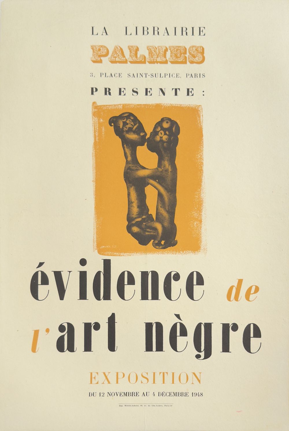 Expo 48 - Evidence de l'art nègre