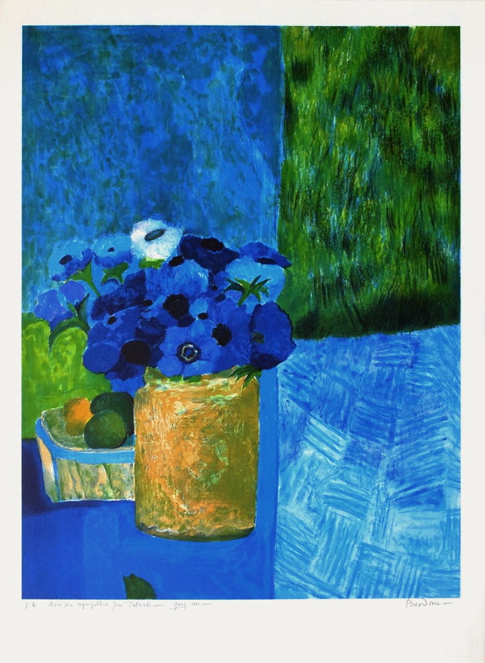 Bouquet bleu