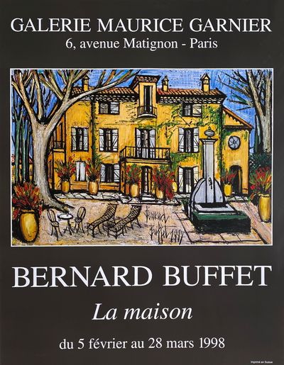 アート・デザイン・音楽 BERNARD BUFFET MAURICE GALERIE Bernard