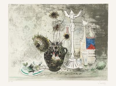 JEAN JANSEM【カフェシアターの一幕】lithograph JEAN JANSEM【カフェシアターの一幕】lithograph