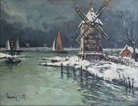 Bord de l'Escaut près d'Anvers