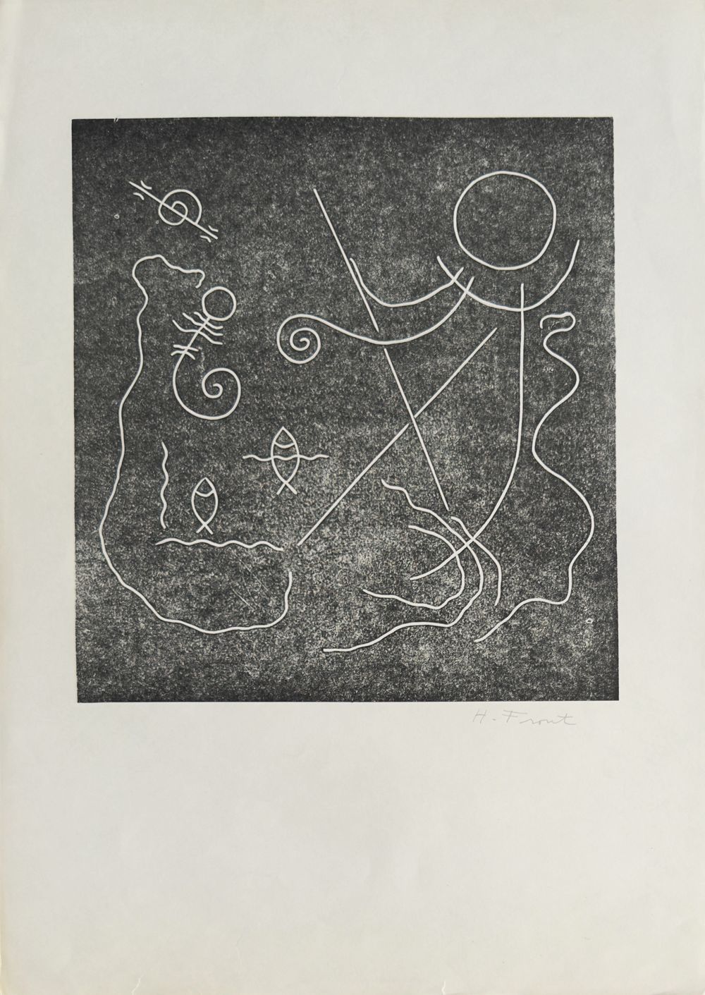 L'oiseau et les poissons I