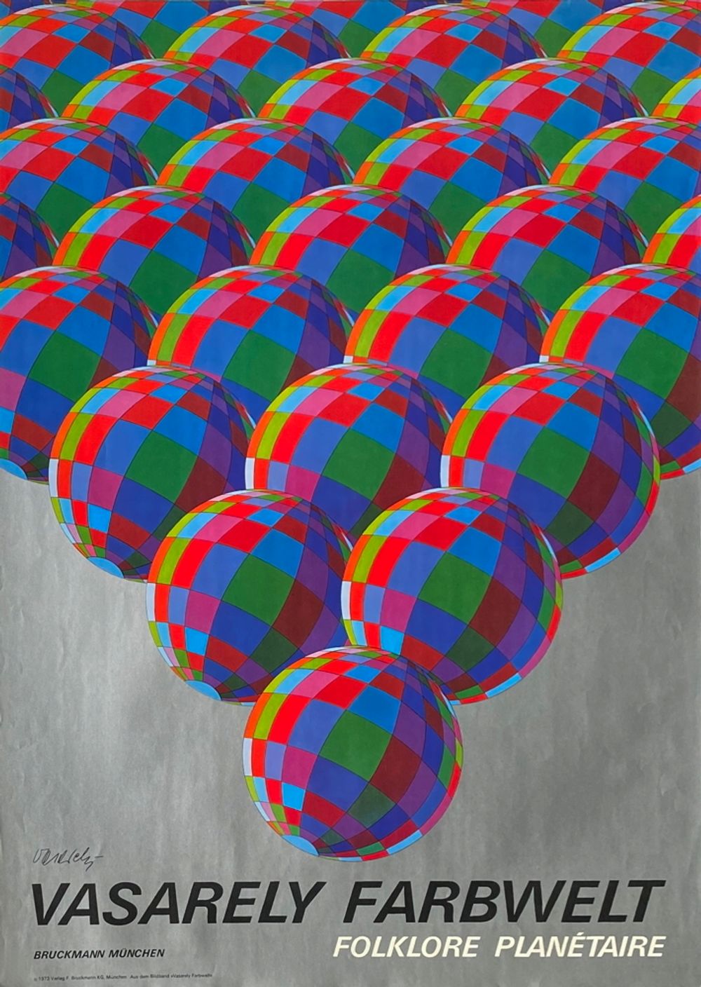 Expo 73 - Vasarely Farbwelt - Bruckmann München