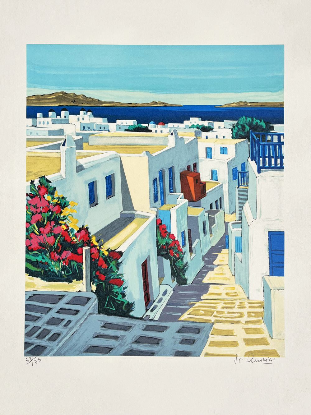 Mykonos : floraison à Mykonos