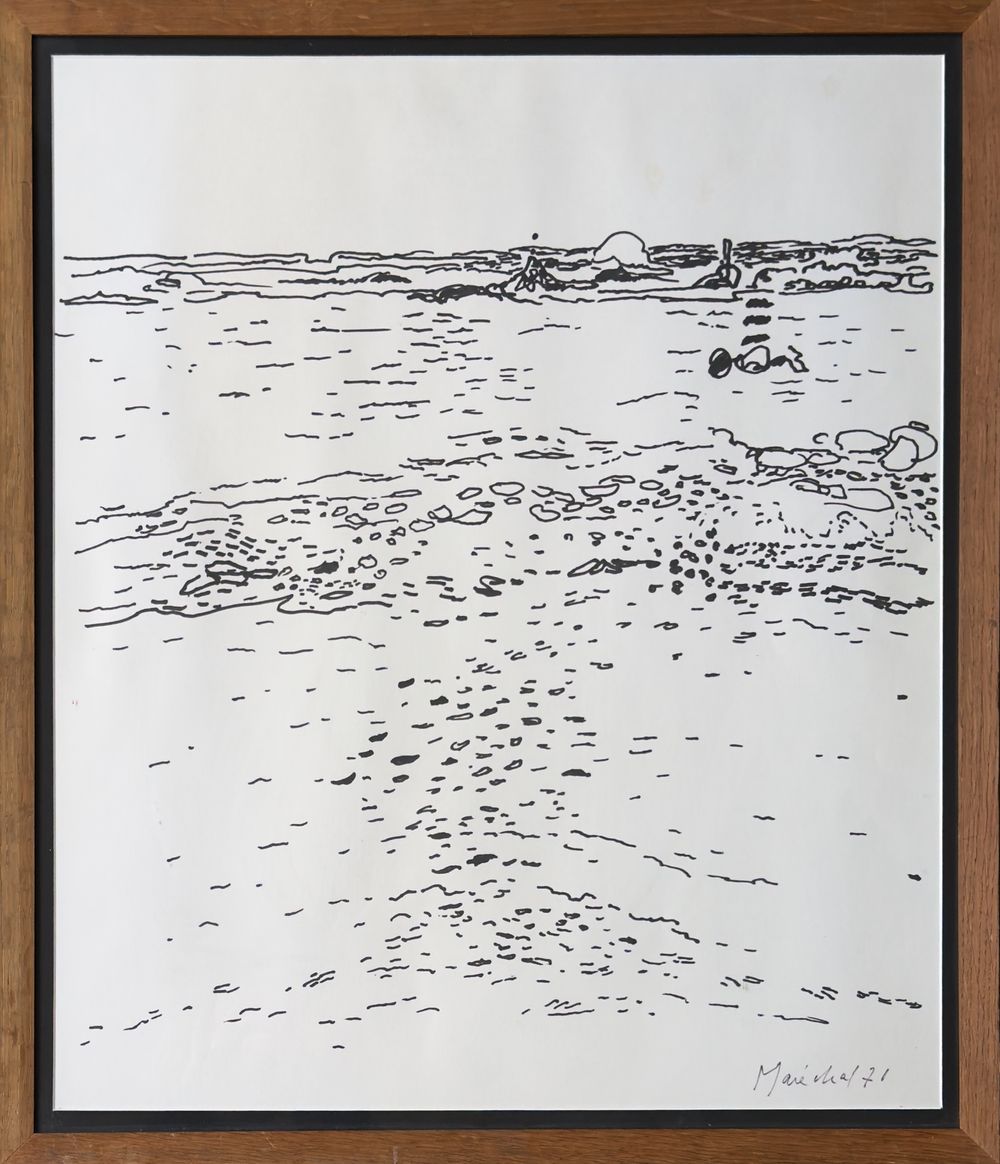 Marée basse en Bretagne