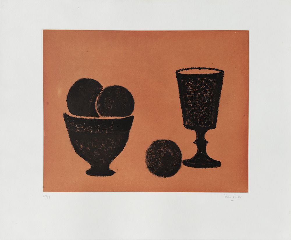 Bol et verre aux fruits