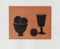 Bol et verre aux fruits