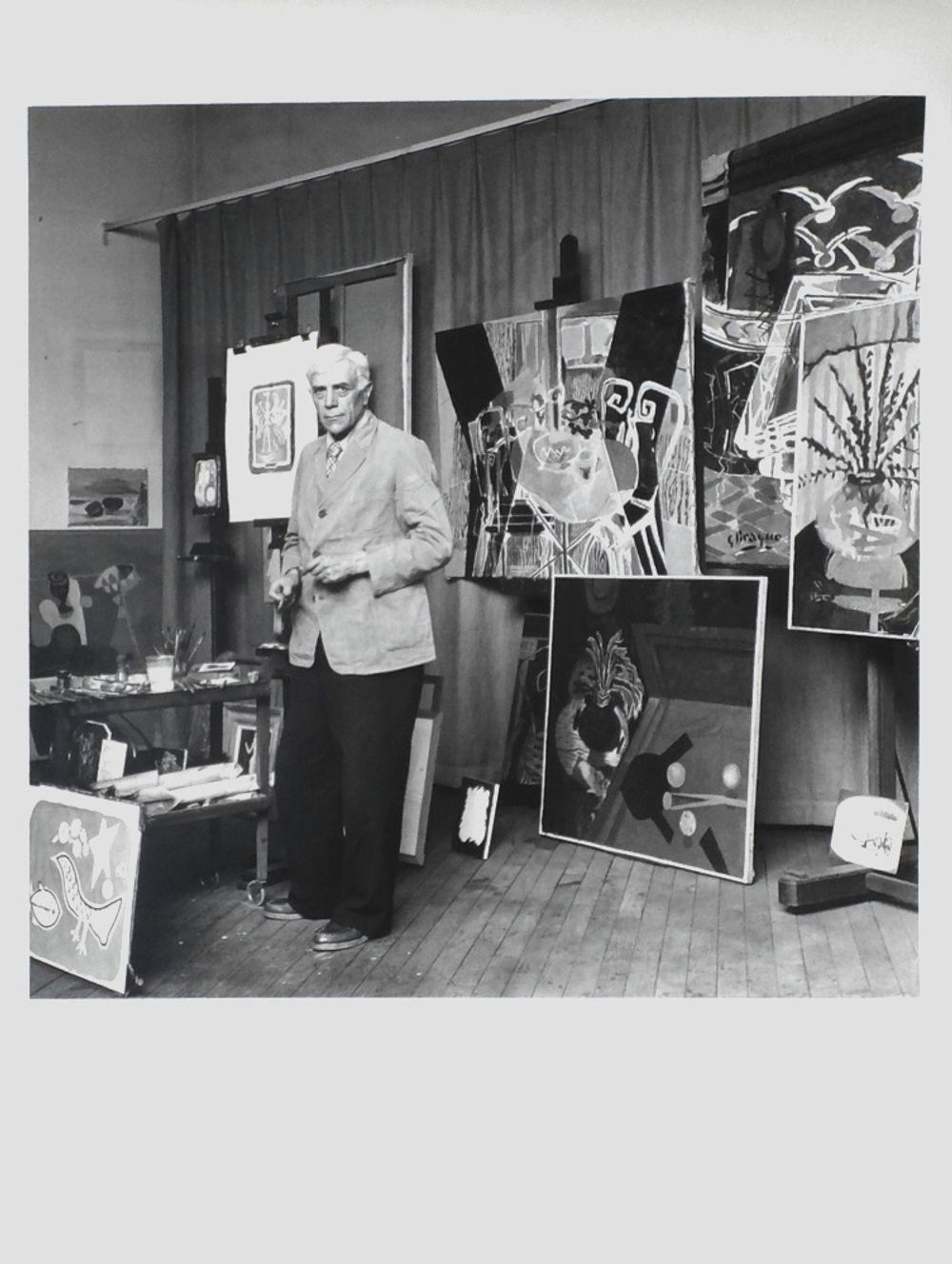Georges Braque 1948 (dans l'atelier II)