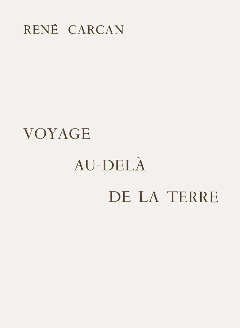 Voyage au delà de la Terre (portfolio of 4)