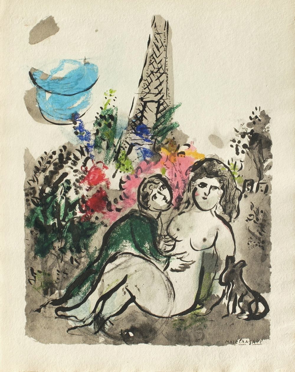 Couleur Amour : Les amants de la Tour Eiffel